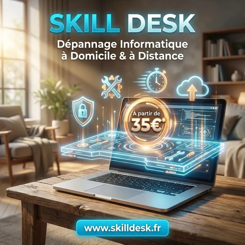 FAQ SkillDesk — questions fréquentes sur le dépannage informatique