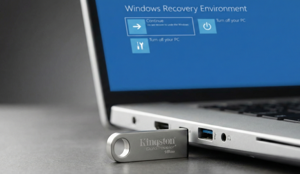 Comment créer une clé USB bootable pour réparer Windows avec une clé 16Go
