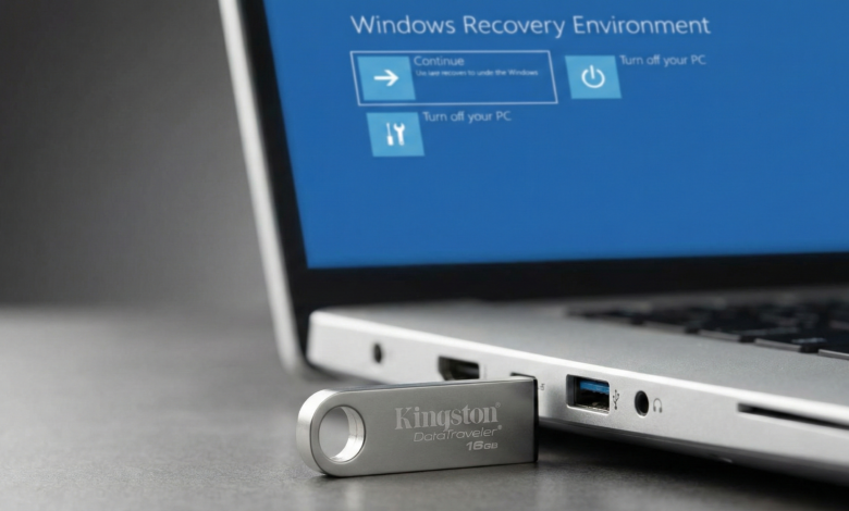 Comment créer une clé USB bootable pour réparer Windows avec une clé 16Go