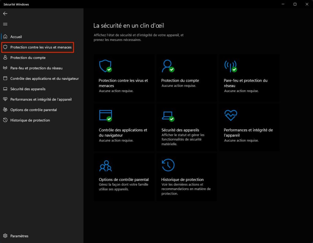 activer la protection du système windows 11