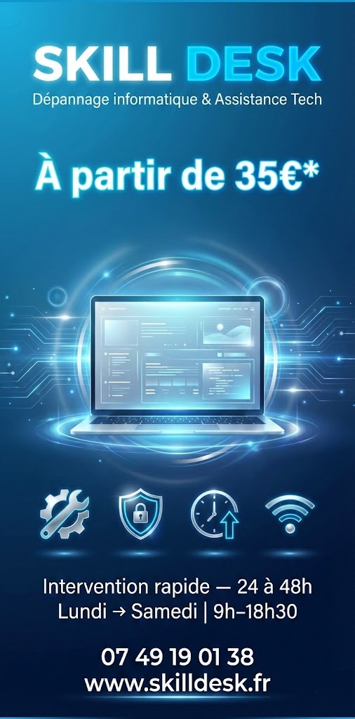 Entreprise de dépannage et réparation informatique à domicile ou à distance